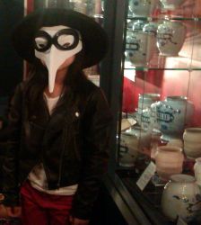 Plague Doctor Outfit with Jars
