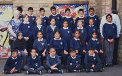 Woodnook Primary School recreate an historic class photo