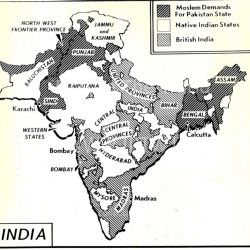 Pre Partition map from 1947